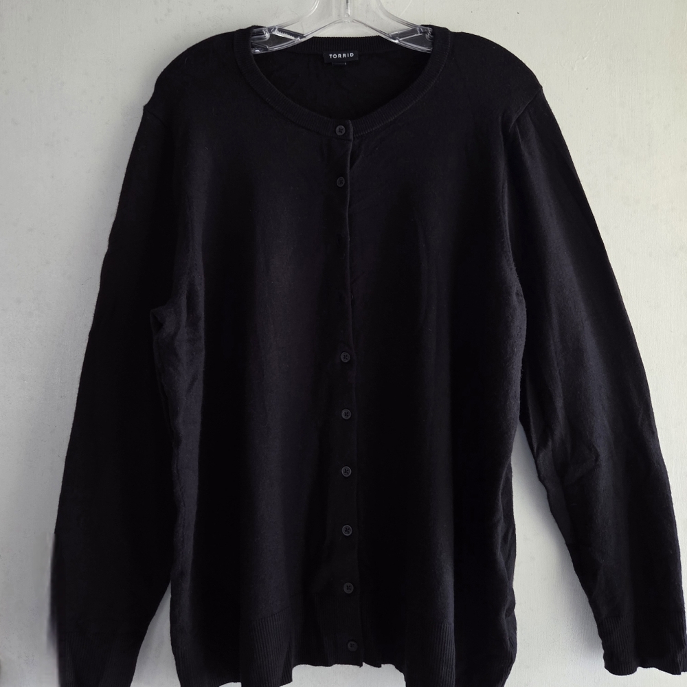 Torrid Black EUC Sz 2X Women's Sweater - Picture 13 of 13